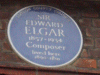 Blue Plaque for Sir Edward Elgar