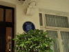 Approaching the Blue Plaque of Benny Hill's old house from the South