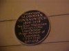 What was the Ethnically Cleansed Blue Plaque of Shame
