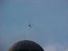 Helecopter above