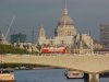 View of St Paul's Cathedral from Hungerford Bridge