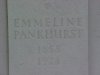 Memorial to Emmeline Pankhurst - 1858 to 1928