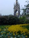 Part of the Albert Memorial is visible