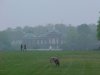 A misty Kensington Palace in the distance