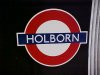 Sign for Holborn tube station