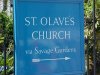 Sign for getting to St Olave's via Savage Gardens