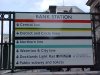 Sign for Bank tube station