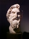 Marble head of Antisthenes