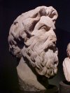 Marble head of Antisthenes