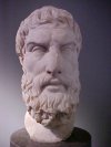 Marble head of Epikouros/Epicurus