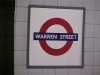 Sign for Warren Street