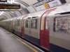 Tube train arriving