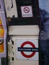 Goucester Road tube sign