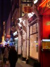 Cross Shaftesbury Avenue down Wardour Street to Wong Kei Chinese Restaurant