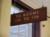 First floor: to rooms 131 to 136