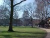 Senate House as viewed from inside Russell Square