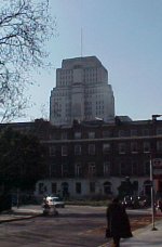 Senate House as viewed from Russell Square