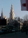St Clement Dane (not from the song Oranges and Lemons - the song refers to St Clement Eastcheap)
