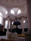 Henry Moore altar and dome above
