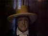 Wax head of Jeremy Bentham