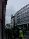 Looking down Ludgate Hill and the steeple of St Martin-within-Ludgate