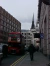 View up Ludgate hill towards St Martin-within-Ludgate and St Pauls