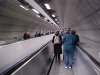 Moving sidewalk to the Jubilee Line at Waterloo