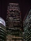 Night time Skyscrapers at Canary Wharf