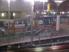 The view of Canary Wharf DLR Platform from the Burger King place