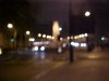 A blurred view down Whitehall
