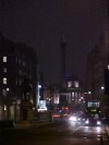 Looking towards Trafalgar Square at night