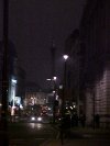 Looking towards Trafalgar Square at night