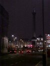 Nelson's Column at night