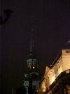 Steeple of St Martin-in-the-Fields at night