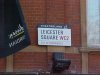 Sign for Leicester Square
