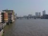 View of the Thames from the wobbly bridge /  Millennium Bridge