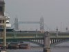 View of the Thames from the wobbly bridge /  Millennium Bridge