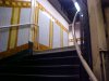 Stairway to the platform at Covent Garden tube station