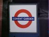 Tube sign for Covent Garden