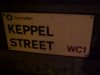 Sign for Keppel Street