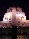 Senate House at night - West face