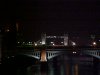 View towards Tower Bridge from Millennium Bridge at night