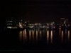 View towards Tower Bridge from Millennium Bridge at night