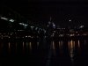 Towards St Pauls Cathedral from the other end of the Millennium Bridge at night