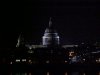 St Paul's Cathedral from the South Bank of the Thames at night
