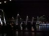Hungerford bridge at night