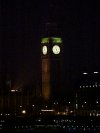 Big Ben from the south bank of the Thames at night
