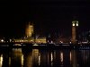 Houses of Parliament from the south bank of the Thames at night