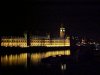 The Houses of Parliament from the South bank of the Thames at night
