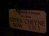 Sign for Upper Cheyne Row